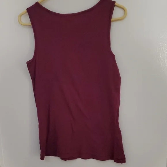 Sonoma Women's Burgundy Tank Top - Picture 4 of 4